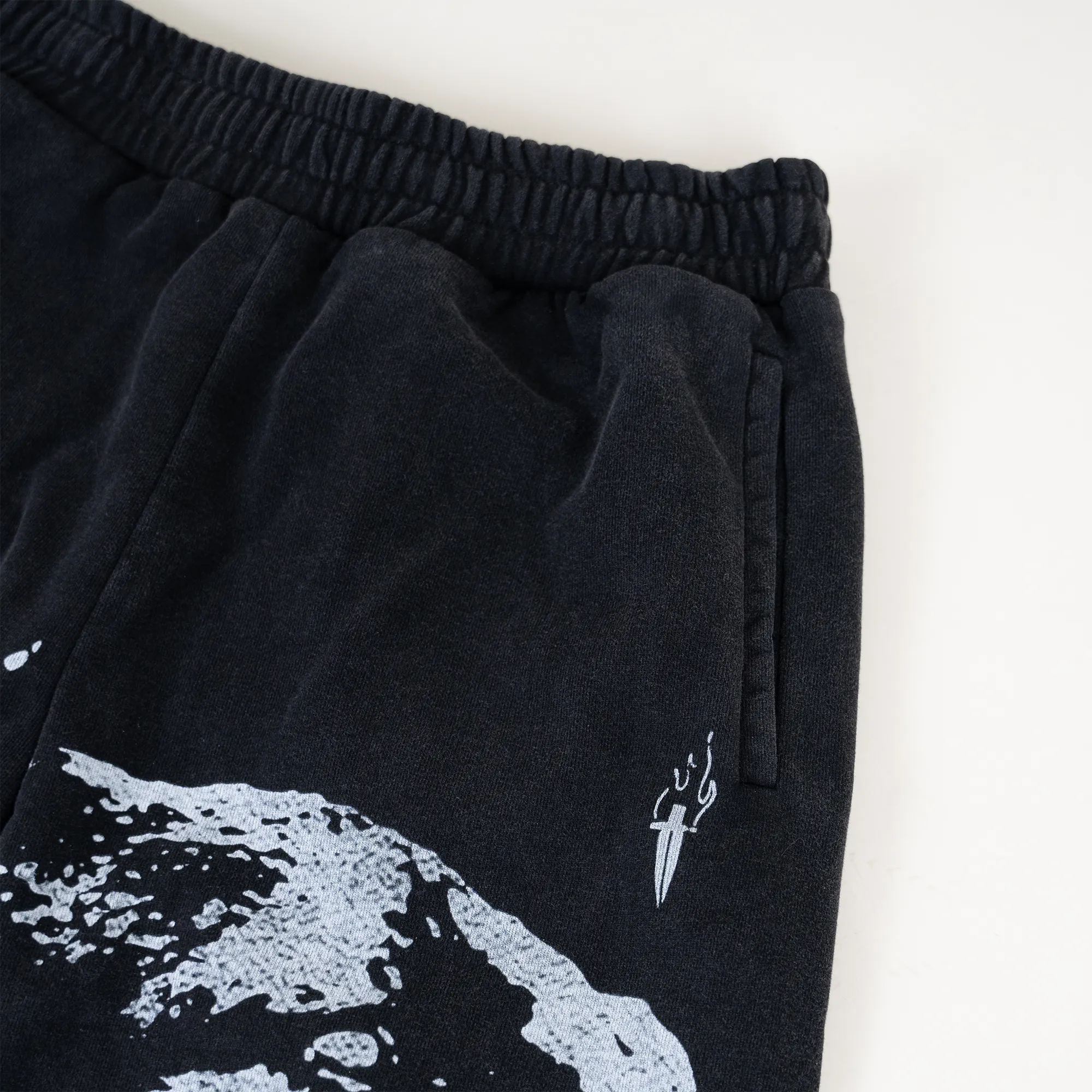 VISCERAL RELAXED SWEATPANTS - VINTAGE BLACK