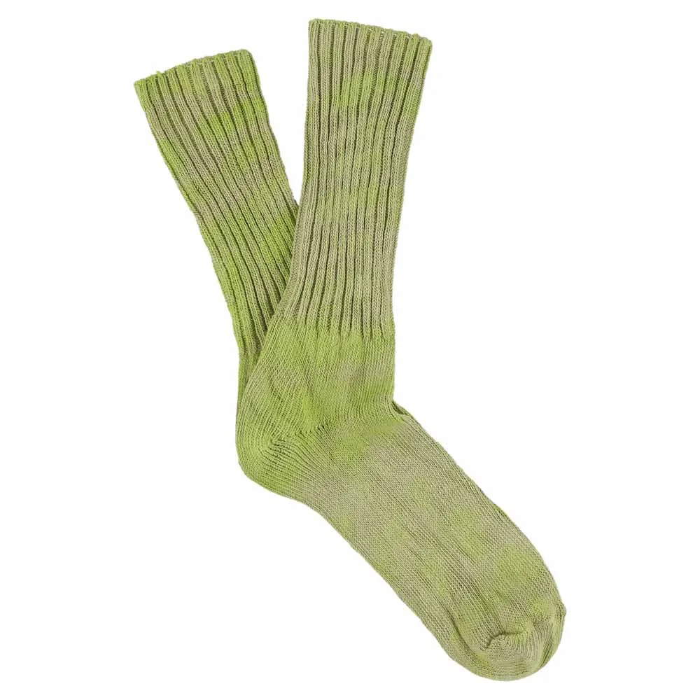 Women Tie Dye Socks - Spring Green