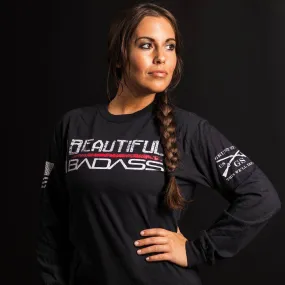 Women's Beautiful Badass Long Sleeve - Black