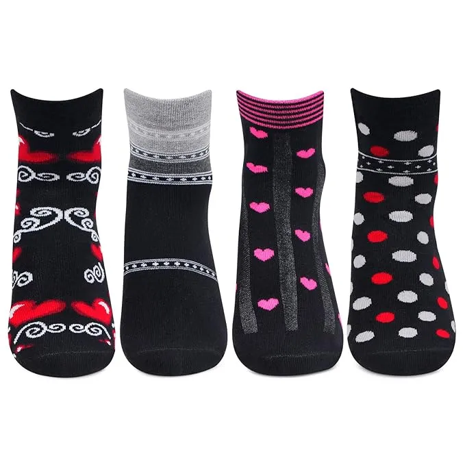 Women's Fashion Bold Socks - Pack Of 4